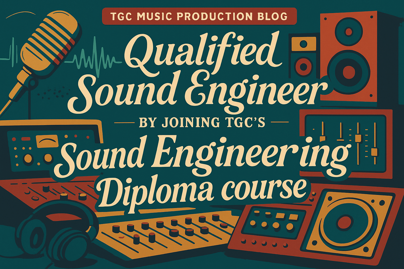 Qualified Sound Engineer by joining TGC’s Sound Engineering Diploma course.